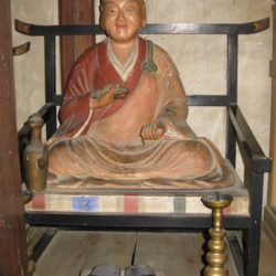 真言宗智山派寶龍寺様　御開山像洗浄