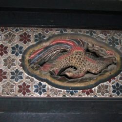 高野山真言宗薬王寺様　欄間洗浄補筆