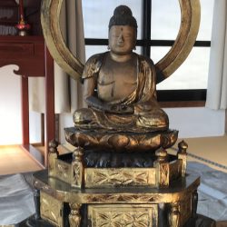 曹洞宗 用津院様 釈迦如来坐像洗浄