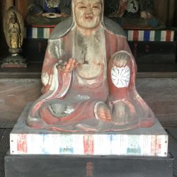 臨済宗 慈光院様 脱衣婆像洗浄補筆