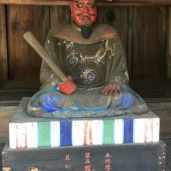 臨済宗 慈光院様 第五閻魔王像洗浄補筆