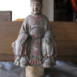 曹洞宗　大殊寺様　大権修利菩薩像　仏像洗浄