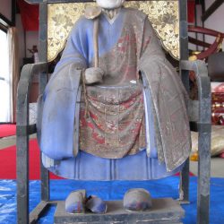 曹洞宗　安國寺様　道元禅師像洗浄2