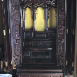 仏像洗浄　平山様