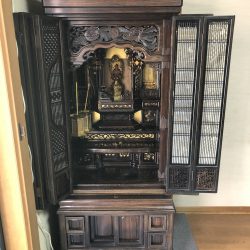 仏壇洗浄　山中湖　渡邉様