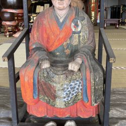 曹洞宗　逍遥院様　御開山像クリーニング