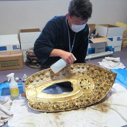 文教大学付属高校様　内陣出張クリーニング