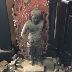 高野山真言宗　薬王寺様　不動明王像お洗濯