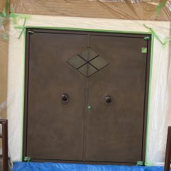 曹洞宗龍雲寺様　お堂扉塗装